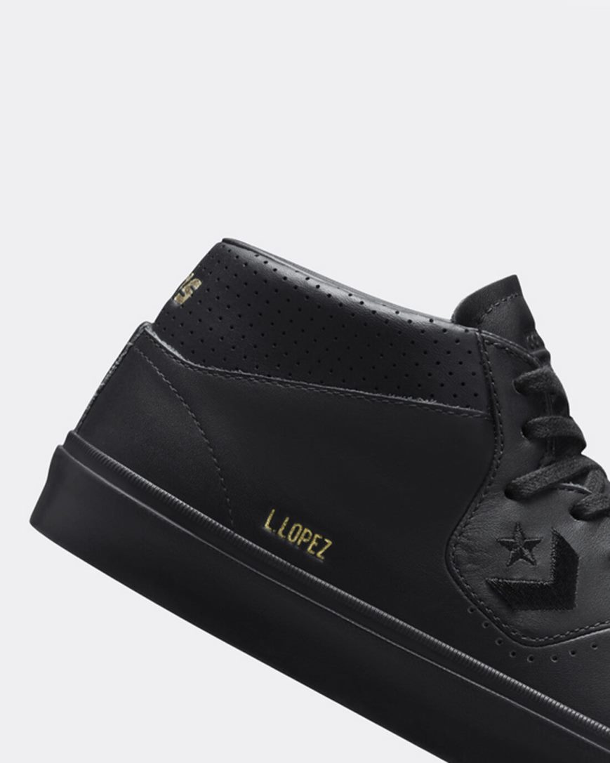 Skate Topanky Converse CONS Louie Lopez Pro Mono Kozene Panske Čierne | SK ARDZH2